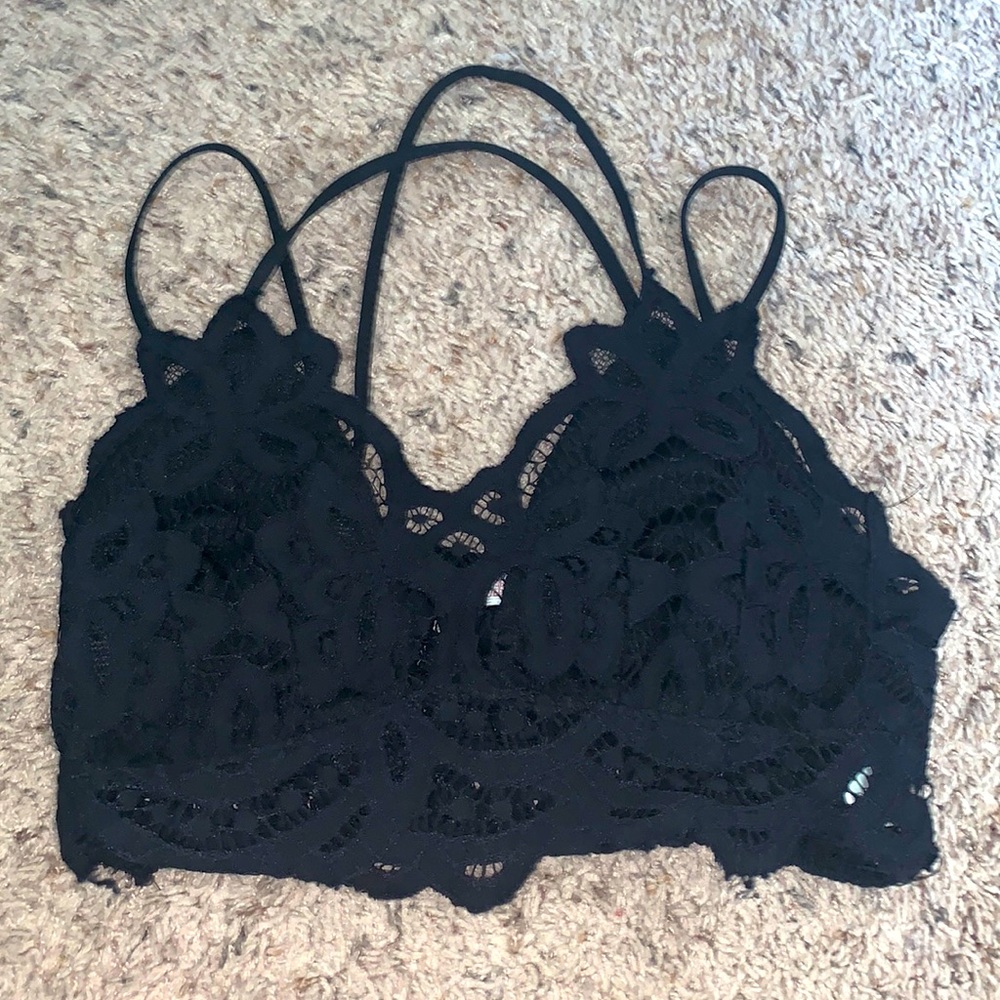 Women’s black bralette